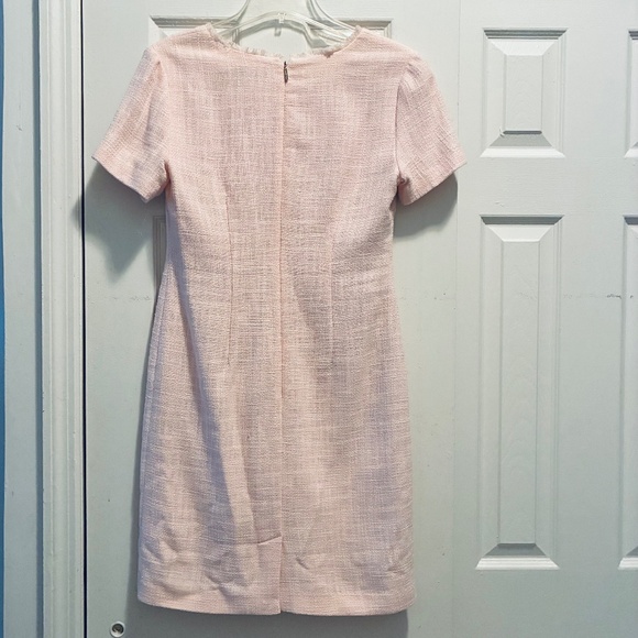 Pink Tweed Short sleeve Dress - Picture 2 of 11